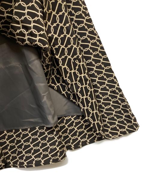 Spick and Span（スピックアンドスパン）Spick and Span (スピックアンドスパン) 23AW モノグラムプリントミディスカート ブラック サイズ:-の古着・服飾アイテム