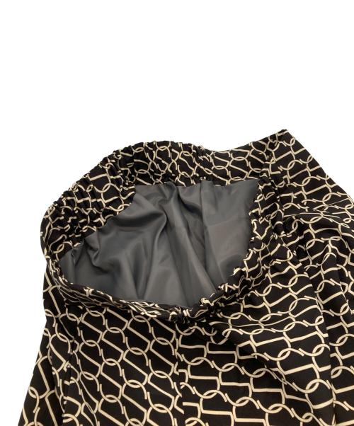 Spick and Span（スピックアンドスパン）Spick and Span (スピックアンドスパン) 23AW モノグラムプリントミディスカート ブラック サイズ:-の古着・服飾アイテム