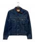 Denim & Supply Ralph Lauren（デニム＆サプライ ラルフローレン）の古着「ネイティブ柄裏地切替デニムジャケット」｜インディゴ
