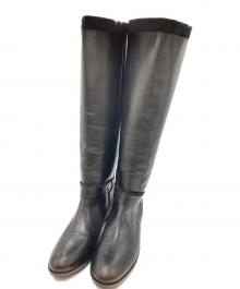 Au BANNISTER（オゥ バニスター）の古着「ロングブーツ」｜ブラック