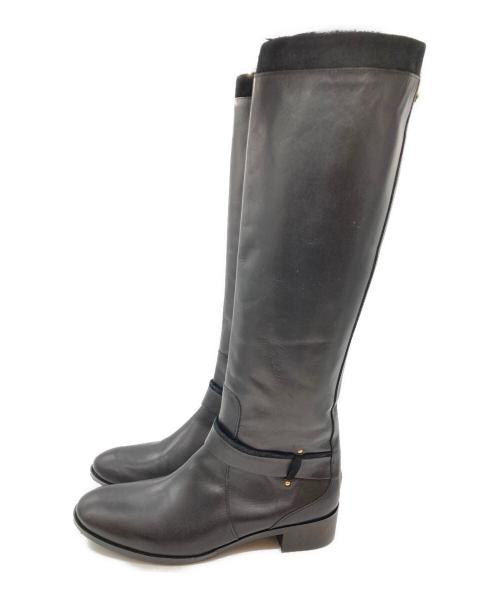 Au BANNISTER（オゥ バニスター）Au BANNISTER (オゥ バニスター) ロングブーツ ブラック サイズ:38の古着・服飾アイテム