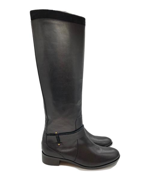 Au BANNISTER（オゥ バニスター）Au BANNISTER (オゥ バニスター) ロングブーツ ブラック サイズ:38の古着・服飾アイテム