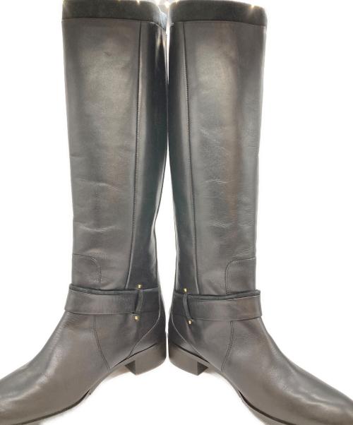 Au BANNISTER（オゥ バニスター）Au BANNISTER (オゥ バニスター) ロングブーツ ブラック サイズ:38の古着・服飾アイテム