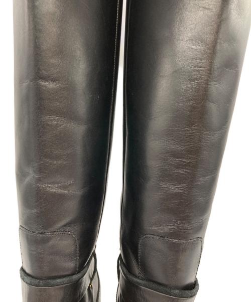 Au BANNISTER（オゥ バニスター）Au BANNISTER (オゥ バニスター) ロングブーツ ブラック サイズ:38の古着・服飾アイテム