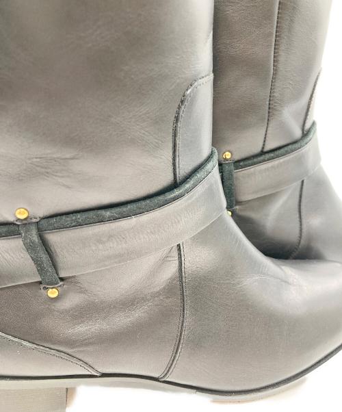 Au BANNISTER（オゥ バニスター）Au BANNISTER (オゥ バニスター) ロングブーツ ブラック サイズ:38の古着・服飾アイテム