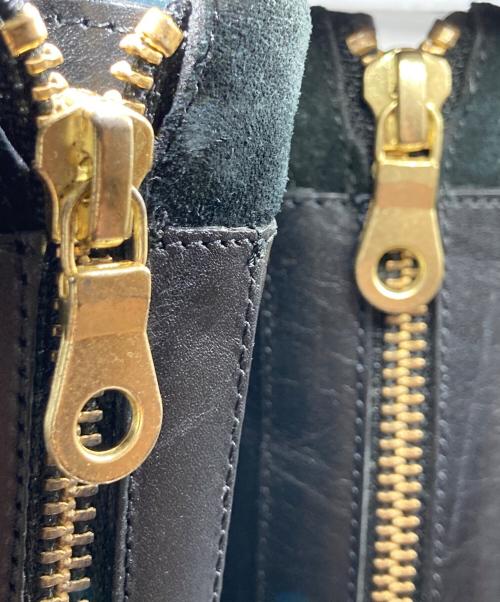 Au BANNISTER（オゥ バニスター）Au BANNISTER (オゥ バニスター) ロングブーツ ブラック サイズ:38の古着・服飾アイテム