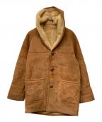 MITSUMINEミツミネ）の古着「ムートンコート」｜ブラウン