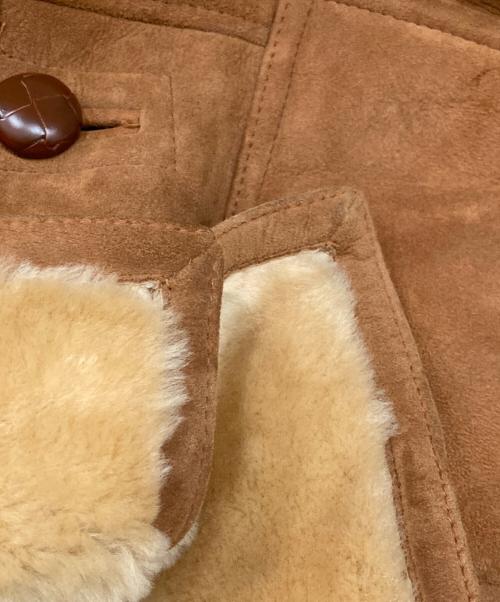 MITSUMINE（ミツミネ）MITSUMINE (ミツミネ) ムートンコート ブラウン サイズ:Ｍの古着・服飾アイテム