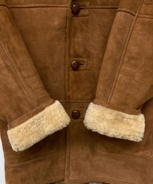 MITSUMINE（ミツミネ）MITSUMINE (ミツミネ) ムートンコート ブラウン サイズ:Ｍの古着・服飾アイテム