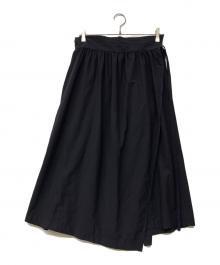 Y-3（ワイスリー）の古着「ロングラップスカート」｜ブラック