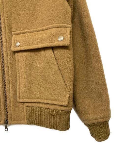 A.P.C.（アーペーセー）A.P.C. (アーペーセー) ボア襟ジャケット ブラウン サイズ:34の古着・服飾アイテム