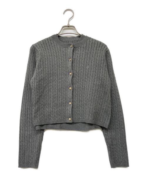 HER LIP TO（ハーリップトゥ）HER LIP TO (ハーリップトゥ) 24AW Essential Classic Cable Knit Set グレー サイズ:Mの古着・服飾アイテム
