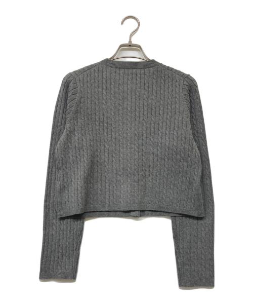 HER LIP TO（ハーリップトゥ）HER LIP TO (ハーリップトゥ) 24AW Essential Classic Cable Knit Set グレー サイズ:Mの古着・服飾アイテム