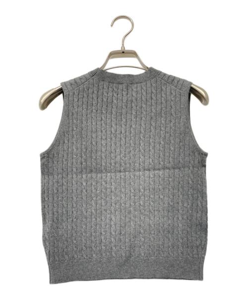 HER LIP TO（ハーリップトゥ）HER LIP TO (ハーリップトゥ) 24AW Essential Classic Cable Knit Set グレー サイズ:Mの古着・服飾アイテム