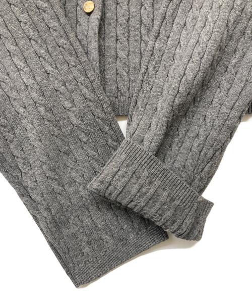 HER LIP TO（ハーリップトゥ）HER LIP TO (ハーリップトゥ) 24AW Essential Classic Cable Knit Set グレー サイズ:Mの古着・服飾アイテム