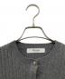 中古・古着 HER LIP TO (ハーリップトゥ) 24AW Essential Classic Cable Knit Set グレー サイズ:M：10000円