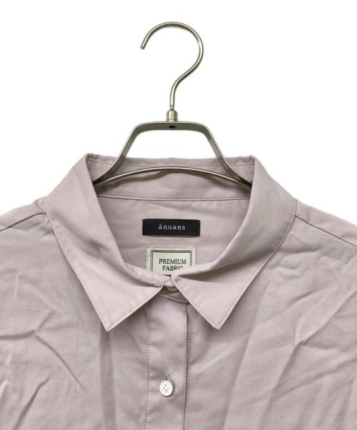 anuans（アニュアンス）anuans (アニュアンス) 24SS スタンダードシャツ ピンク サイズ:Fの古着・服飾アイテム