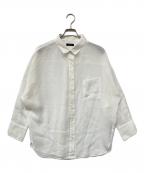 anuansアニュアンス）の古着「25SS ミニマルシアーオーバーシャツ」｜ホワイト