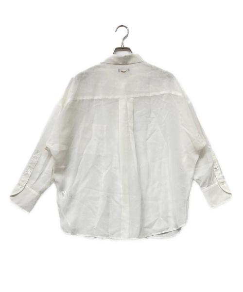 anuans（アニュアンス）anuans (アニュアンス) 25SS ミニマルシアーオーバーシャツ ホワイト サイズ:Fの古着・服飾アイテム