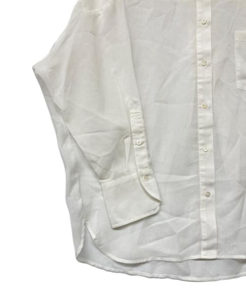 anuans（アニュアンス）anuans (アニュアンス) 25SS ミニマルシアーオーバーシャツ ホワイト サイズ:Fの古着・服飾アイテム