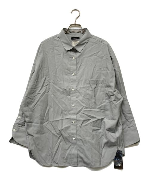 anuans（アニュアンス）anuans (アニュアンス) 24SS スタンダードシャツ グレー サイズ:Fの古着・服飾アイテム