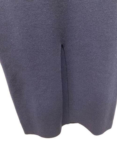 anuans（アニュアンス）anuans (アニュアンス) ムーンネックニットワンピース ネイビー サイズ:SIZE S 未使用品の古着・服飾アイテム