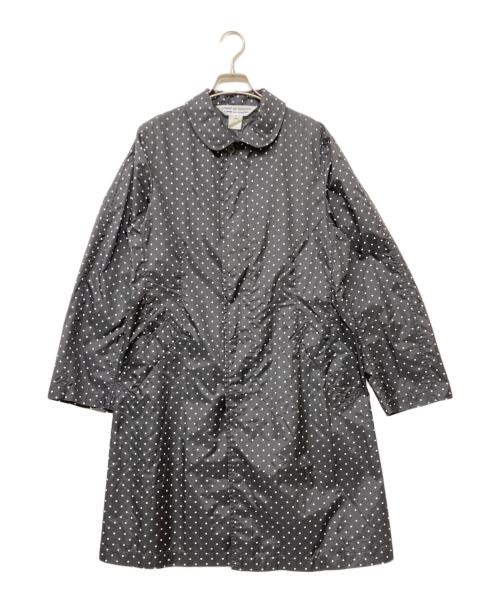 COMME des GARCONS COMME des GARCONS（コムデギャルソン コムデギャルソン）COMME des GARCONS COMME des GARCONS (コムデギャルソン コムデギャルソン) ドットナイロンコート ホワイト×ブラック サイズ:Mの古着・服飾アイテム