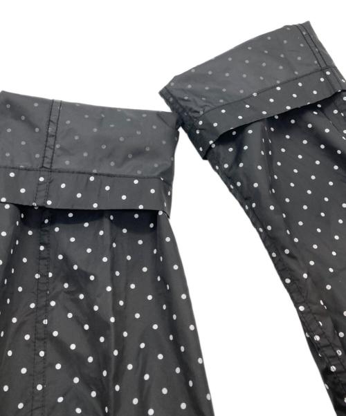 COMME des GARCONS COMME des GARCONS（コムデギャルソン コムデギャルソン）COMME des GARCONS COMME des GARCONS (コムデギャルソン コムデギャルソン) ドットナイロンコート ホワイト×ブラック サイズ:Mの古着・服飾アイテム
