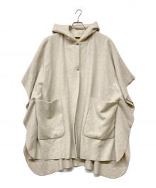 YORI（ヨリ）の古着「ウールポンチョ」｜グレー