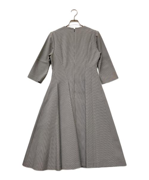 CELFORD（セルフォード）CELFORD (セルフォード) ツイストデザインワンピース グレー サイズ:SIZE38の古着・服飾アイテム