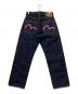 YAMANE (ヤマネ) 2001 NO.2 カモメプリントデニムパンツ インディゴ サイズ:W32×L32：18000円