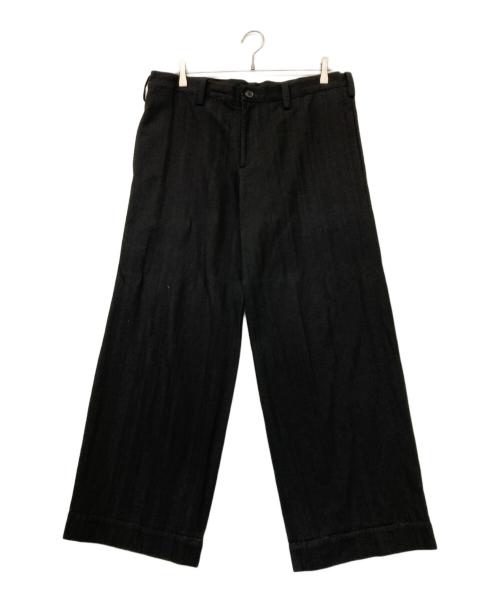 LIMI feu（リミフゥ）LIMI feu (リミフゥ) リネンブレンドワイドパンツ ブラック サイズ:Sの古着・服飾アイテム