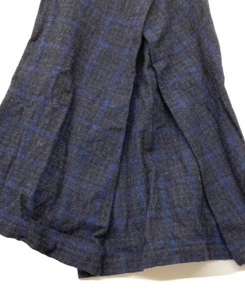 tricot COMME des GARCONS（トリココムデギャルソン）tricot COMME des GARCONS (トリココムデギャルソン) 90s ウールチェックスカート ブルー×ブラック サイズ:Sの古着・服飾アイテム