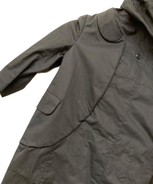 COMME des GARCONS（コムデギャルソン）COMME des GARCONS (コムデギャルソン) デザインフーデッドコート ブラック サイズ:XSの古着・服飾アイテム
