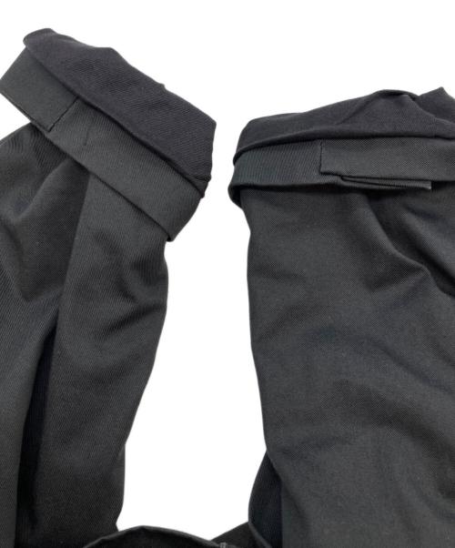 COMME des GARCONS（コムデギャルソン）COMME des GARCONS (コムデギャルソン) デザインフーデッドコート ブラック サイズ:XSの古着・服飾アイテム