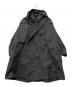 COMME des GARCONS（コムデギャルソン）の古着「デザインフーデッドコート」｜ブラック