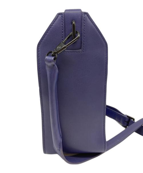 3.1 phillip lim（スリーワンフィリップリム）3.1 phillip lim (スリーワンフィリップリム) フラップレザーショルダーバッグ ブルーの古着・服飾アイテム