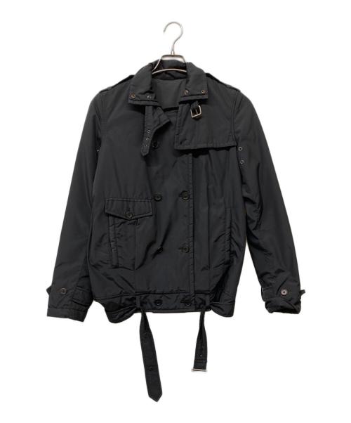 NEIL BARRETT（ニールバレット）NEIL BARRETT (ニールバレット) ベルテッド中綿ジャケット ブラック サイズ:Sの古着・服飾アイテム