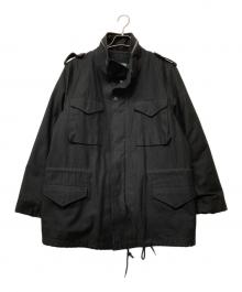 HOUSTON（ヒューストン）の古着「M-65 ライナー付きフィールドジャケット」｜ブラック