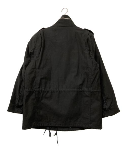 HOUSTON（ヒューストン）HOUSTON (ヒューストン) M-65 ライナー付きフィールドジャケット ブラック サイズ:Lの古着・服飾アイテム