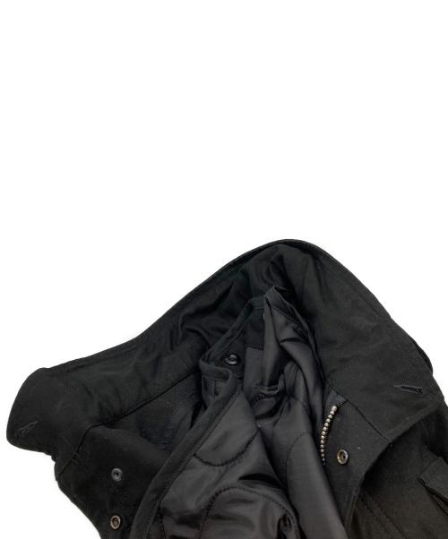 HOUSTON（ヒューストン）HOUSTON (ヒューストン) M-65 ライナー付きフィールドジャケット ブラック サイズ:Lの古着・服飾アイテム