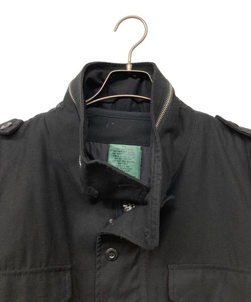 HOUSTON（ヒューストン）HOUSTON (ヒューストン) M-65 ライナー付きフィールドジャケット ブラック サイズ:Lの古着・服飾アイテム