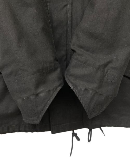 HOUSTON（ヒューストン）HOUSTON (ヒューストン) M-65 ライナー付きフィールドジャケット ブラック サイズ:Lの古着・服飾アイテム