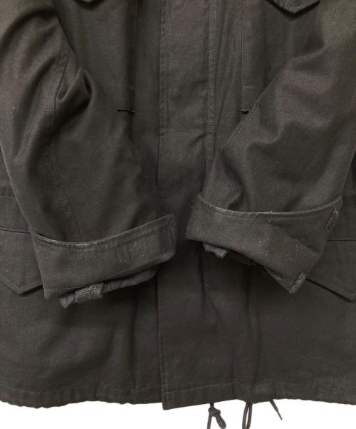 HOUSTON（ヒューストン）HOUSTON (ヒューストン) M-65 ライナー付きフィールドジャケット ブラック サイズ:Lの古着・服飾アイテム