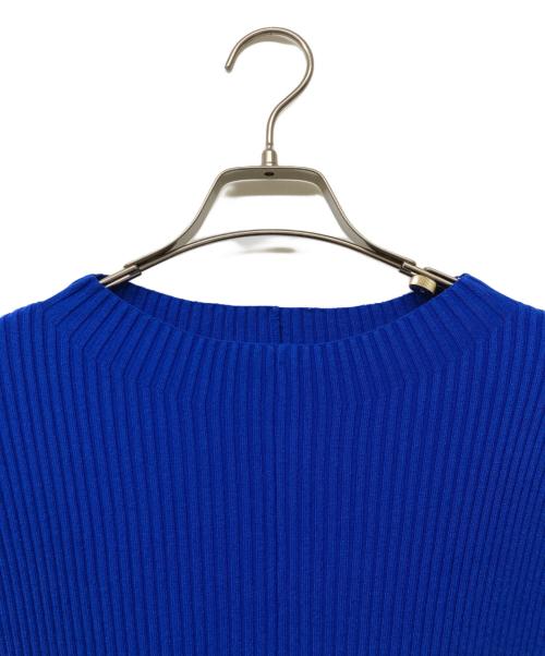 CELFORD（セルフォード）CELFORD (セルフォード) リブニットワンピース ブルー サイズ:36の古着・服飾アイテム