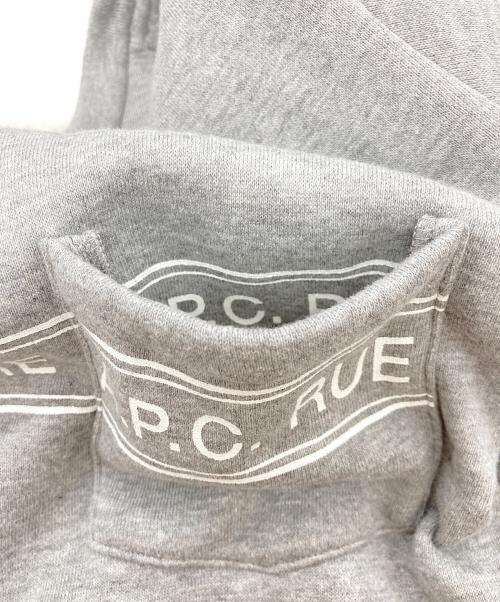 A.P.C.（アーペーセー）A.P.C. (アーペーセー) 19AW ブランドネームプリントポケットスウェット ライトグレー サイズ:Mの古着・服飾アイテム