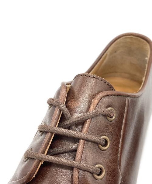 A.P.C.（アーペーセー）A.P.C. (アーペーセー) 3ホールプレーントゥシューズ ブラウン サイズ:40の古着・服飾アイテム