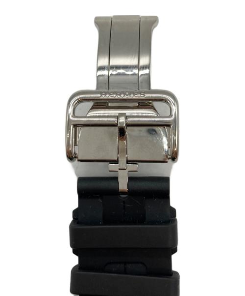 HERMES（エルメス）HERMES (エルメス) キリムシンプルトゥールシングル アップルウォッチベルト ブラックの古着・服飾アイテム