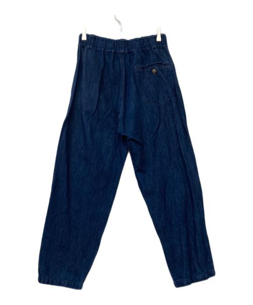 soi-e（ソワ）soi-e (ソワ) コットンリネンデニムパンツ インディゴ サイズ:1の古着・服飾アイテム