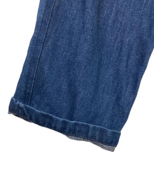 soi-e（ソワ）soi-e (ソワ) コットンリネンデニムパンツ インディゴ サイズ:1の古着・服飾アイテム